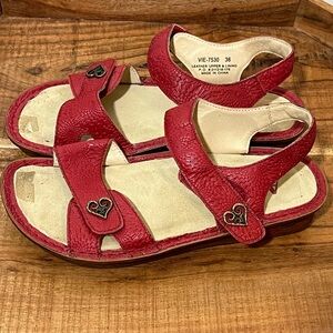 Algeria Red Sandal Shoes